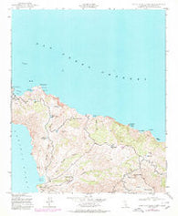 Santa Catalina North California Historical topographic map, 1:24000 scale, 7.5 X 7.5 Minute, Year 1943