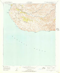 Santa Catalina South California Historical topographic map, 1:24000 scale, 7.5 X 7.5 Minute, Year 1943