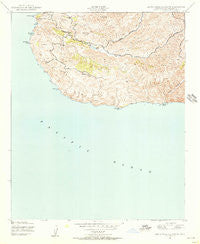 Santa Catalina South California Historical topographic map, 1:24000 scale, 7.5 X 7.5 Minute, Year 1943