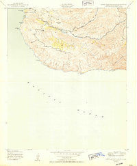Santa Catalina South California Historical topographic map, 1:24000 scale, 7.5 X 7.5 Minute, Year 1950