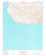 Santa Catalina South California Historical topographic map, 1:24000 scale, 7.5 X 7.5 Minute, Year 1943