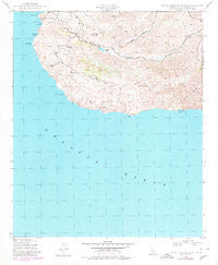 Santa Catalina South California Historical topographic map, 1:24000 scale, 7.5 X 7.5 Minute, Year 1943