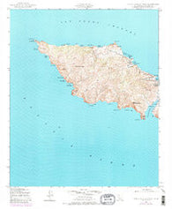 Santa Catalina West California Historical topographic map, 1:24000 scale, 7.5 X 7.5 Minute, Year 1943