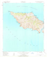 Santa Catalina West California Historical topographic map, 1:24000 scale, 7.5 X 7.5 Minute, Year 1943