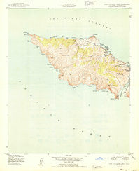 Santa Catalina West California Historical topographic map, 1:24000 scale, 7.5 X 7.5 Minute, Year 1950