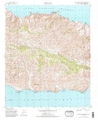 Santa Cruz Island B California Historical topographic map, 1:24000 scale, 7.5 X 7.5 Minute, Year 1943