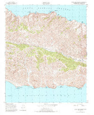 Santa Cruz Island B California Historical topographic map, 1:24000 scale, 7.5 X 7.5 Minute, Year 1943