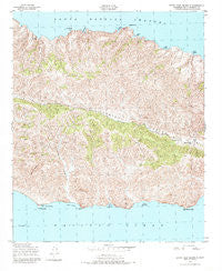 Santa Cruz Island B California Historical topographic map, 1:24000 scale, 7.5 X 7.5 Minute, Year 1943