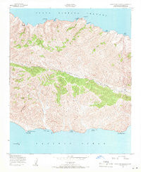 Santa Cruz Island B California Historical topographic map, 1:24000 scale, 7.5 X 7.5 Minute, Year 1943