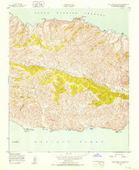 Santa Cruz Island B California Historical topographic map, 1:24000 scale, 7.5 X 7.5 Minute, Year 1943