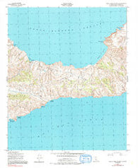 Santa Cruz Island C California Historical topographic map, 1:24000 scale, 7.5 X 7.5 Minute, Year 1943