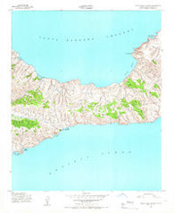 Santa Cruz Island C California Historical topographic map, 1:24000 scale, 7.5 X 7.5 Minute, Year 1943