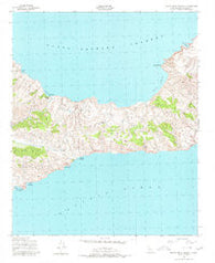 Santa Cruz Island C California Historical topographic map, 1:24000 scale, 7.5 X 7.5 Minute, Year 1943