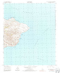 Santa Cruz Island D California Historical topographic map, 1:24000 scale, 7.5 X 7.5 Minute, Year 1943