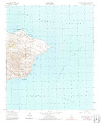 Santa Cruz Island D California Historical topographic map, 1:24000 scale, 7.5 X 7.5 Minute, Year 1943