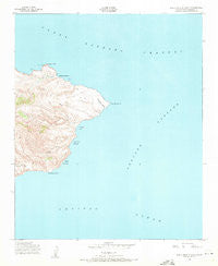 Santa Cruz Island D California Historical topographic map, 1:24000 scale, 7.5 X 7.5 Minute, Year 1943