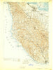 Santa Cruz California Historical topographic map, 1:125000 scale, 30 X 30 Minute, Year 1902