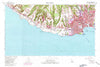 Santa Cruz California Historical topographic map, 1:24000 scale, 7.5 X 7.5 Minute, Year 1954