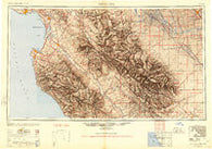 Santa Cruz California Historical topographic map, 1:250000 scale, 1 X 2 Degree, Year 1948