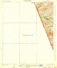 Santa Felicia Canyon California Historical topographic map, 1:24000 scale, 7.5 X 7.5 Minute, Year 1935