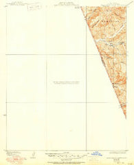 Santa Felicia Canyon California Historical topographic map, 1:24000 scale, 7.5 X 7.5 Minute, Year 1935