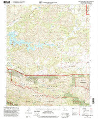 Santa Margarita Lake California Historical topographic map, 1:24000 scale, 7.5 X 7.5 Minute, Year 1995