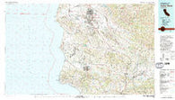 Santa Maria California Historical topographic map, 1:100000 scale, 30 X 60 Minute, Year 1982