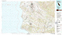 Santa Maria California Historical topographic map, 1:100000 scale, 30 X 60 Minute, Year 1982