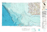 Santa Maria California Historical topographic map, 1:250000 scale, 1 X 2 Degree, Year 1989