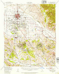 Santa Maria California Historical topographic map, 1:62500 scale, 15 X 15 Minute, Year 1947