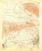 Santa Monica California Historical topographic map, 1:62500 scale, 15 X 15 Minute, Year 1902