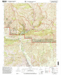 Santa Paula Peak California Historical topographic map, 1:24000 scale, 7.5 X 7.5 Minute, Year 1995