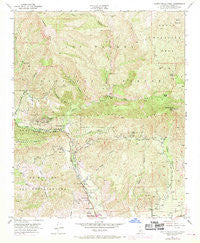 Santa Paula Peak California Historical topographic map, 1:24000 scale, 7.5 X 7.5 Minute, Year 1951