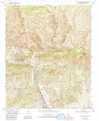 Santa Paula Peak California Historical topographic map, 1:24000 scale, 7.5 X 7.5 Minute, Year 1951