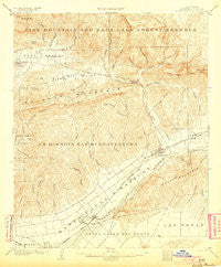 Santa Paula California Historical topographic map, 1:62500 scale, 15 X 15 Minute, Year 1903