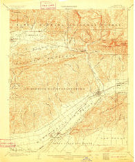 Santa Paula California Historical topographic map, 1:62500 scale, 15 X 15 Minute, Year 1903