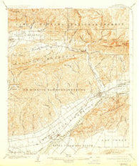Santa Paula California Historical topographic map, 1:62500 scale, 15 X 15 Minute, Year 1903