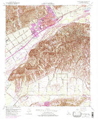 Santa Paula California Historical topographic map, 1:24000 scale, 7.5 X 7.5 Minute, Year 1951