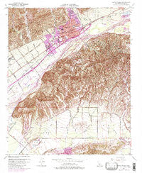 Santa Paula California Historical topographic map, 1:24000 scale, 7.5 X 7.5 Minute, Year 1951
