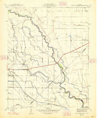 Santa Rita Bridge California Historical topographic map, 1:24000 scale, 7.5 X 7.5 Minute, Year 1916
