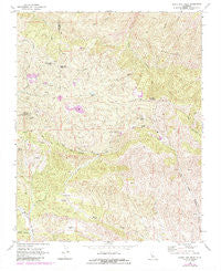 Santa Rita Peak California Historical topographic map, 1:24000 scale, 7.5 X 7.5 Minute, Year 1969