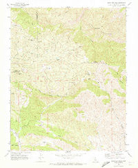 Santa Rita Peak California Historical topographic map, 1:24000 scale, 7.5 X 7.5 Minute, Year 1969