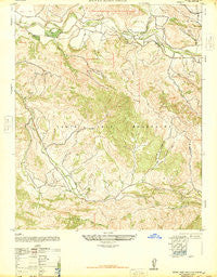 Santa Rosa Hills California Historical topographic map, 1:24000 scale, 7.5 X 7.5 Minute, Year 1947
