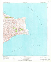 Santa Rosa Island East California Historical topographic map, 1:24000 scale, 7.5 X 7.5 Minute, Year 1943