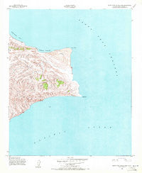 Santa Rosa Island East California Historical topographic map, 1:24000 scale, 7.5 X 7.5 Minute, Year 1943