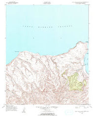 Santa Rosa Island North California Historical topographic map, 1:24000 scale, 7.5 X 7.5 Minute, Year 1943