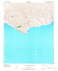 Santa Rosa Island South California Historical topographic map, 1:24000 scale, 7.5 X 7.5 Minute, Year 1943
