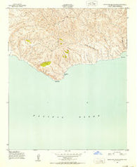 Santa Rosa Island South California Historical topographic map, 1:24000 scale, 7.5 X 7.5 Minute, Year 1943