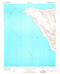 Santa Rosa Island West California Historical topographic map, 1:24000 scale, 7.5 X 7.5 Minute, Year 1943