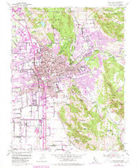 Santa Rosa California Historical topographic map, 1:24000 scale, 7.5 X 7.5 Minute, Year 1954